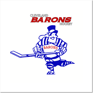 Defunct Cleveland Barons Hockey 1977 Posters and Art